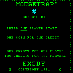 Mouse Trap (version 5) Title Screen